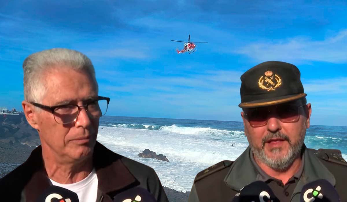 Hallan parte de la vela del parapentista en Puerto de la Cruz. DA