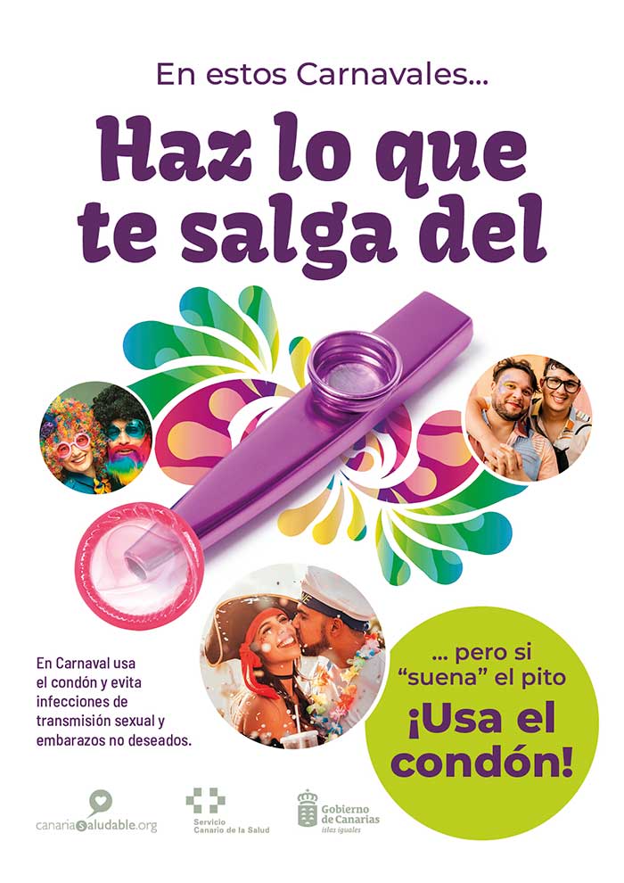“Haz lo que te salga del pito”: los Carnavales de Canarias repartirán gratis 150.000 preservativos