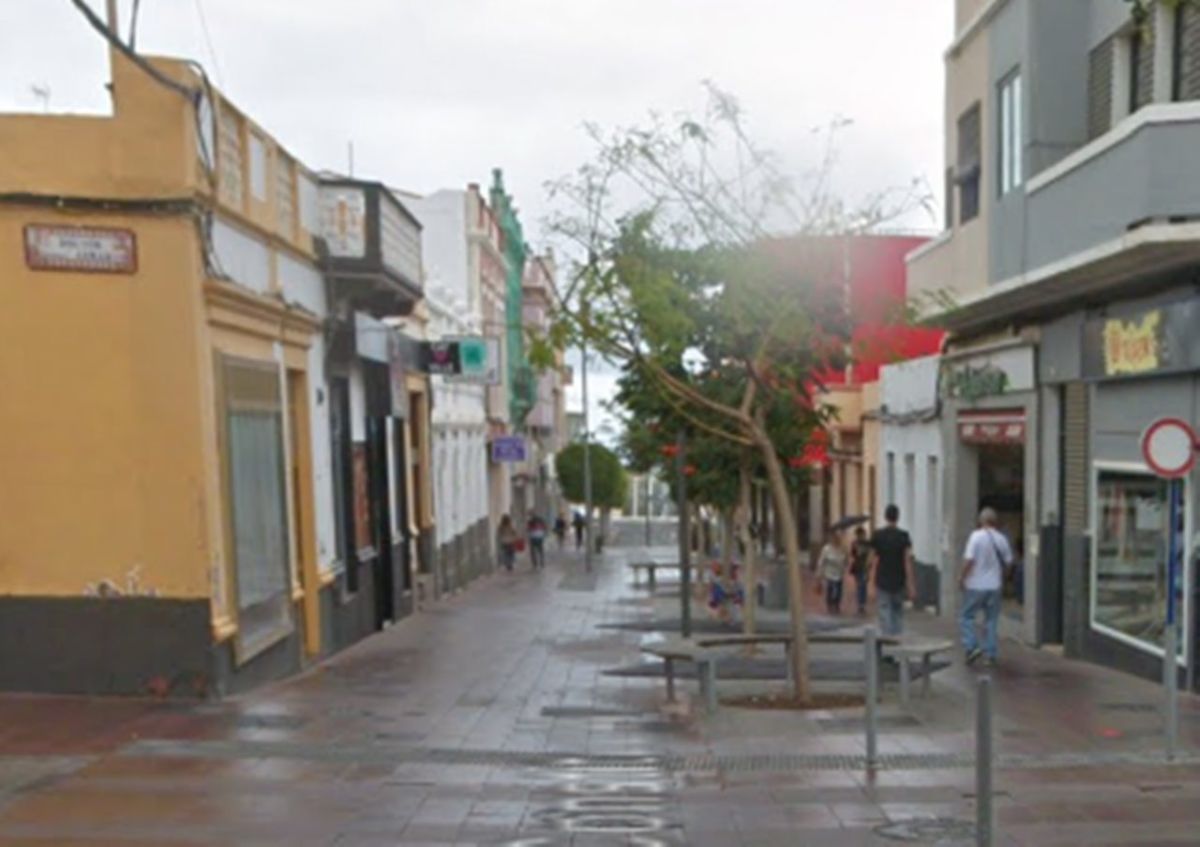 Avenida de la Constitución, en el municipio de Telde (Gran Canaria)