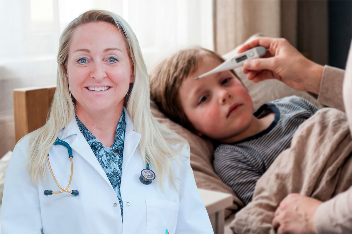 Elgin Radtke, doctora pediatra, sobre la fiebre sin foco en niños: "No debes ignorar estos otros signos de alarma"