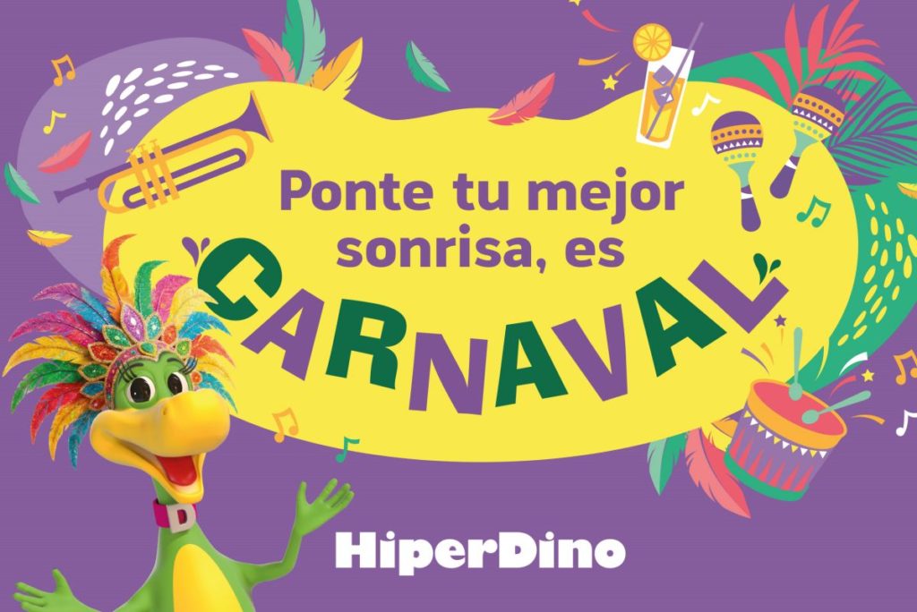 HiperDino te anima los días del Carnaval con una amplia selección de snacks y aperitivos