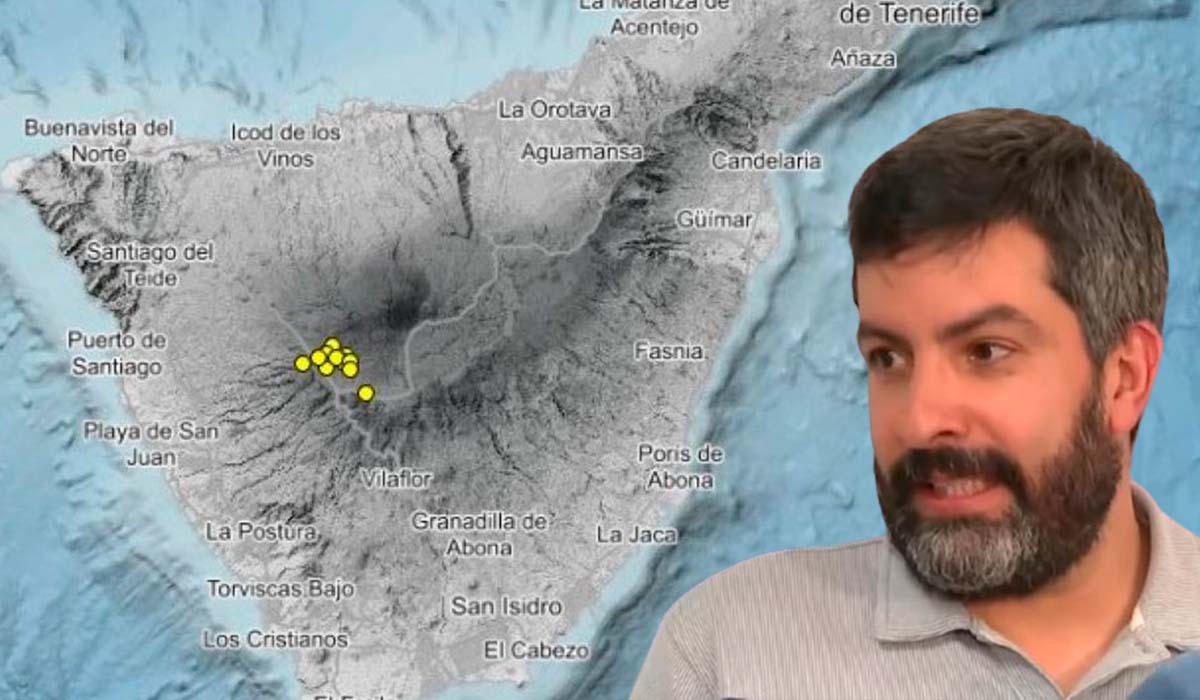 El director del IGN, Itahiza Domínguez, analiza la actividad sísmica acumulada en los últimos cuatro días en el entorno del Teide, con más de 100 eventos registrados.