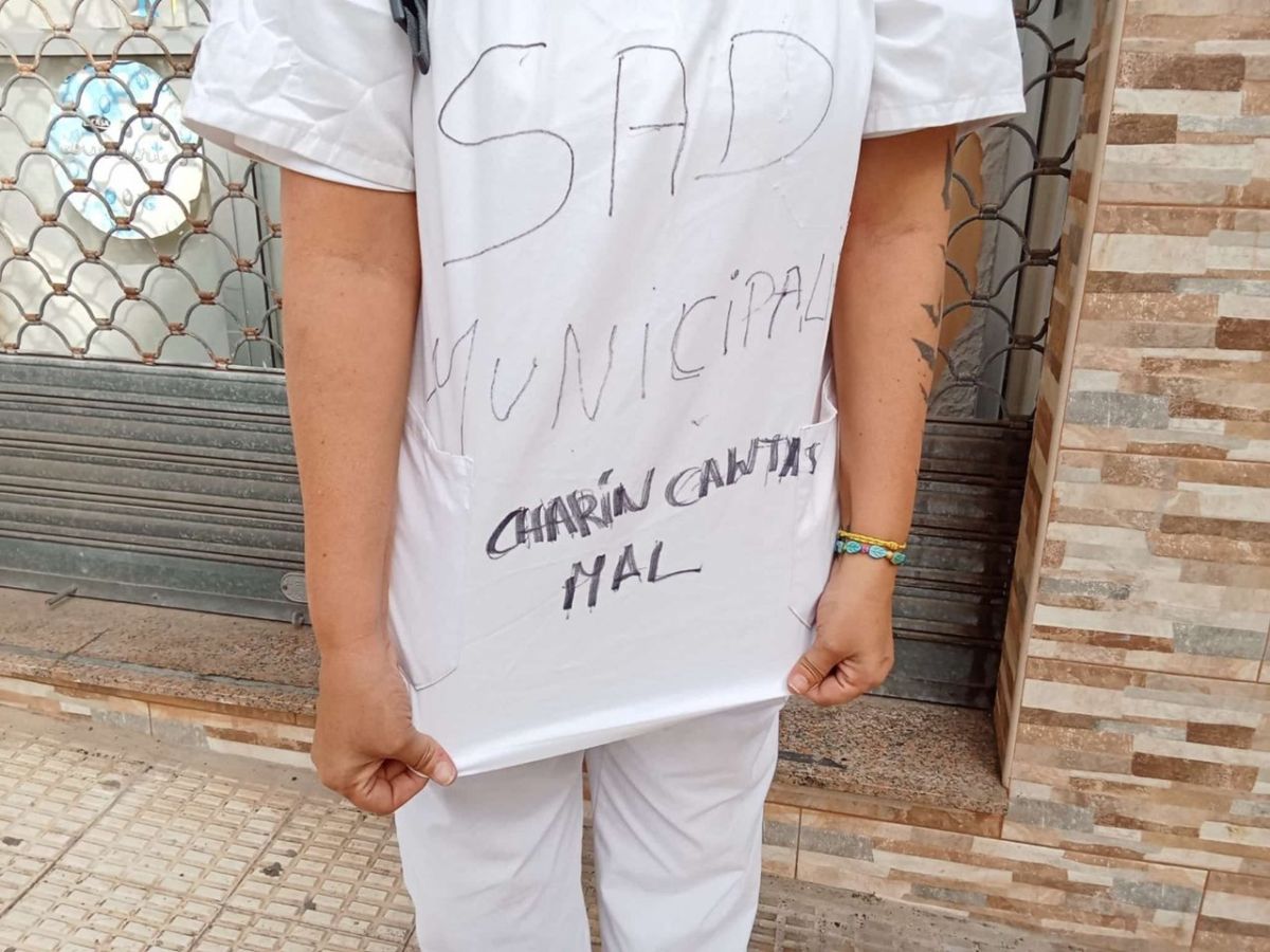 Protesta de trabajadoras del SAD de Santa Cruz. | DA