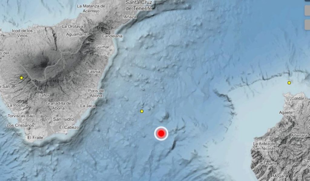 Un terremoto de magnitud 4.1 se siente en gran parte de Tenerife: "Vibraba toda la habitación"