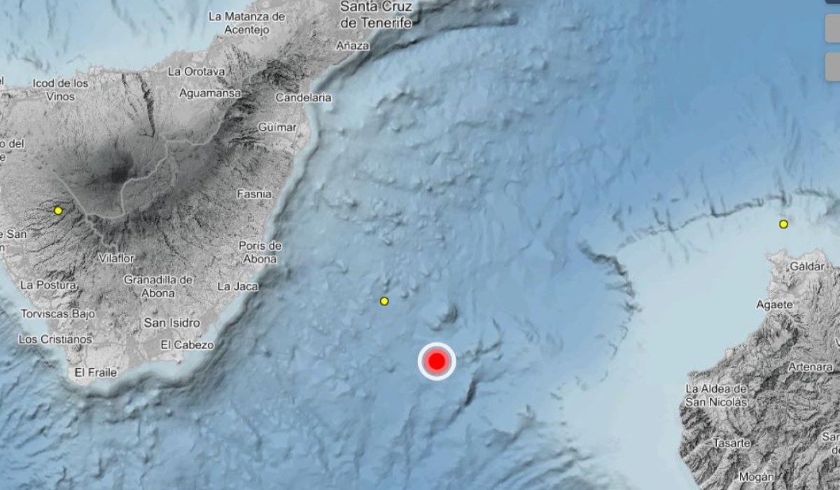 Un terremoto de magnitud 4.1 se siente en gran parte de Tenerife: "Vibraba toda la habitación"