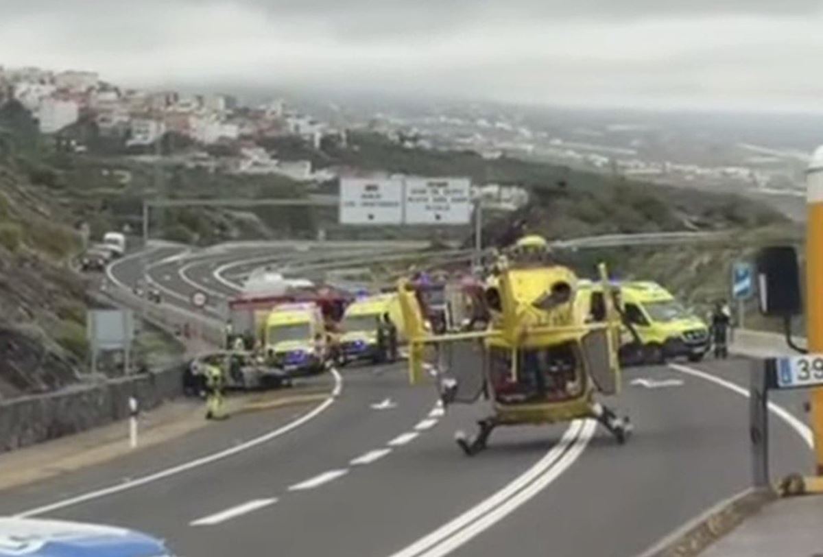 La rápida acción de varios conductores que evitó una tragedia mayor en un accidente grave en Tenerife
