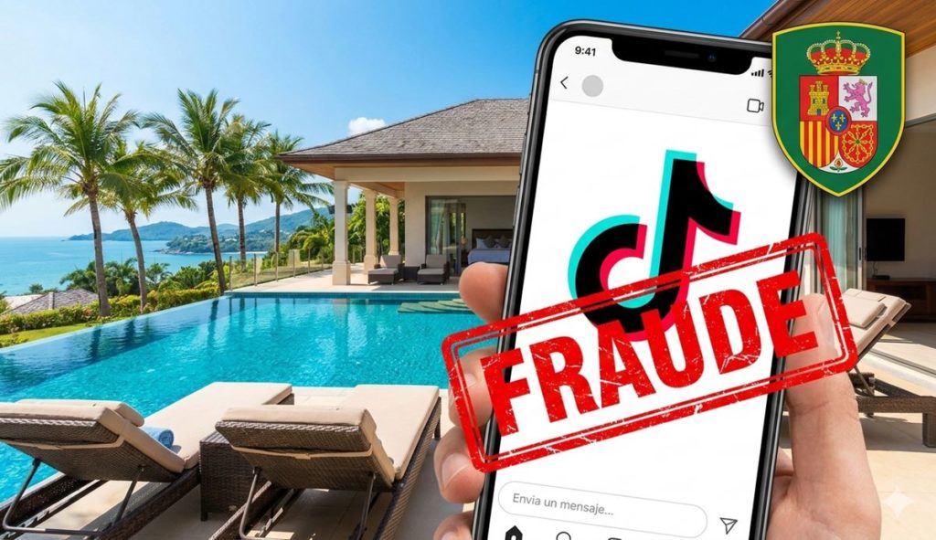 Alerta de la Guardia Civil: el nuevo timo de las villas vacacionales que arrasa en Tik Tok