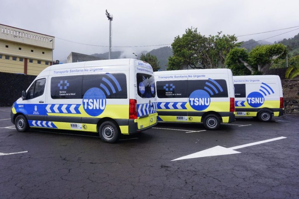 Sanidad suspende el transporte sanitario no urgente en Canarias este jueves
