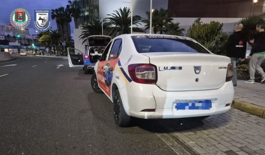 Cazado un conductor de taxi en Las Palmas de Gran Canaria: sin título, con el taxímetro trucado y drogado