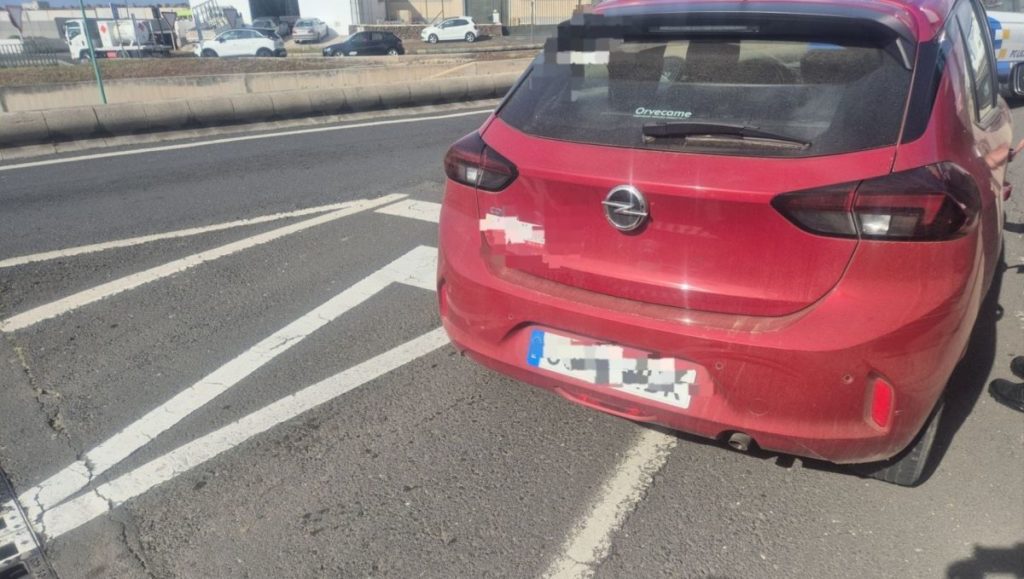 Cazada en un control en Canarias: llevaba 18 días con un coche de alquiler que se negaba a devolver