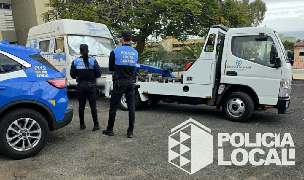 El fin del "furgón del pánico": la Policía Local de Santa Cruz de Tenerife desmantela este punto de droga