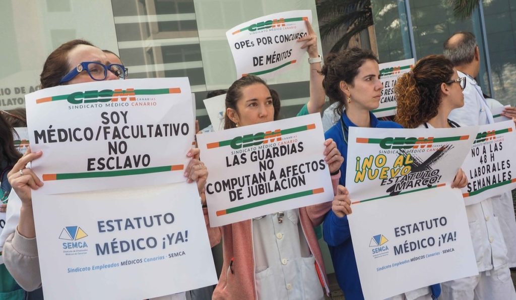 Aviso al Servicio Canario de la Salud: los médicos presentan 100 propuestas y ponen fecha límite a una huelga en Canarias
