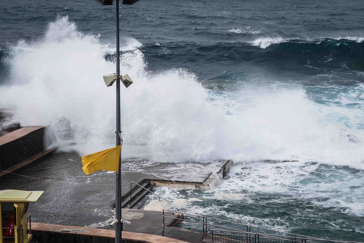 Canarias volverá a estar en aviso amarillo este lunes: el mapa de la Aemet de las zonas en riesgo
