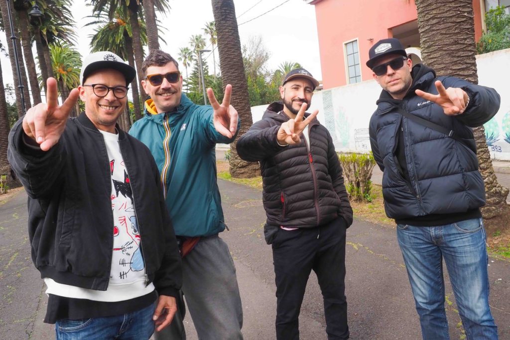Integrantes del grupo de rap, El Veneno Crew, en su entrevista con Diario de Avisos| Sergio Méndez