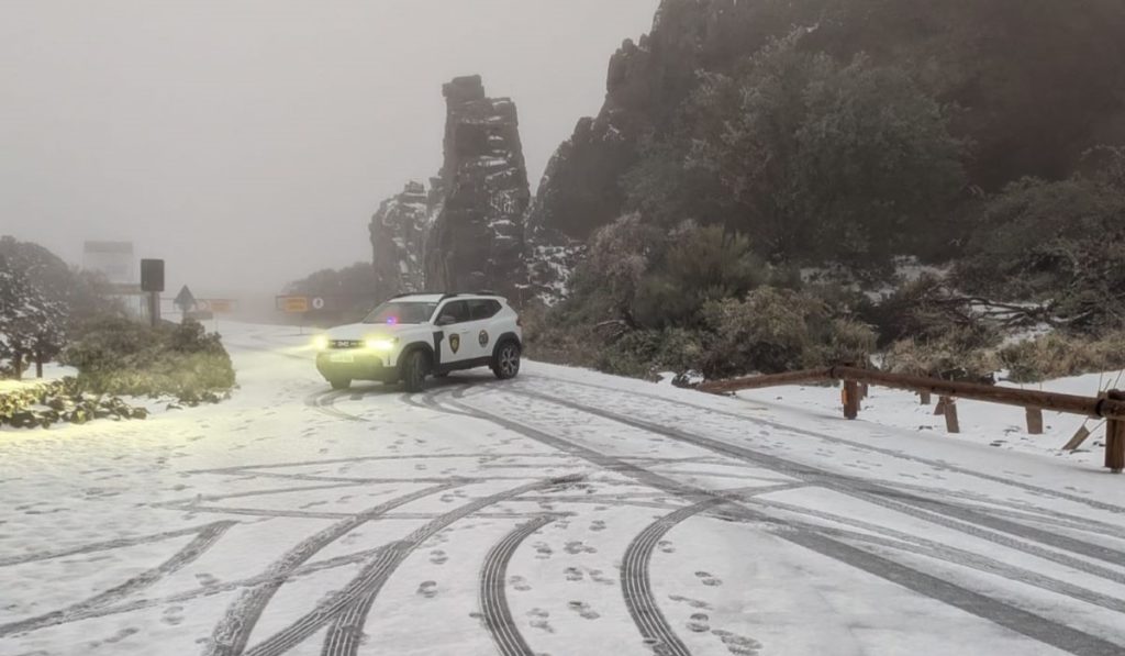 Confirmado por la Aemet: Tenerife registra la temperatura más baja de todo el país por la borrasca Therese