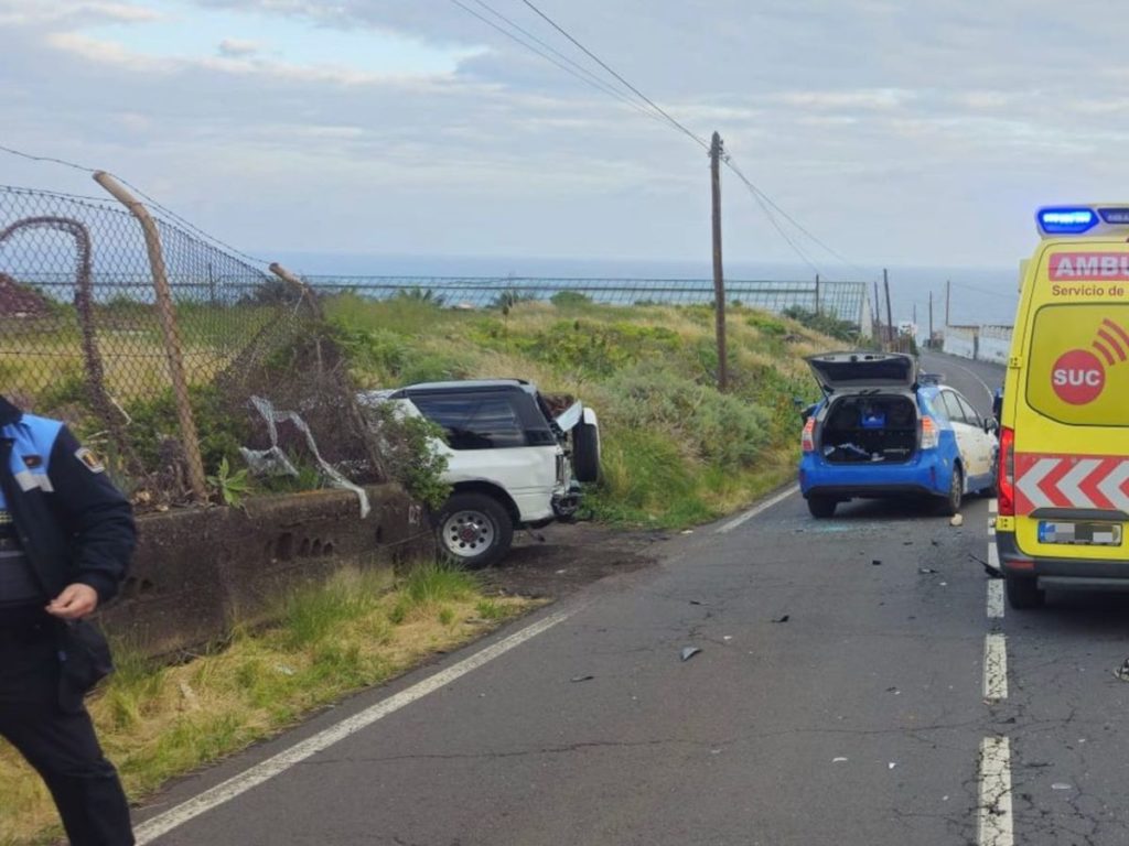 Gravísimo accidente La Laguna: un hombre sufre una amputación tras chocar con un coche