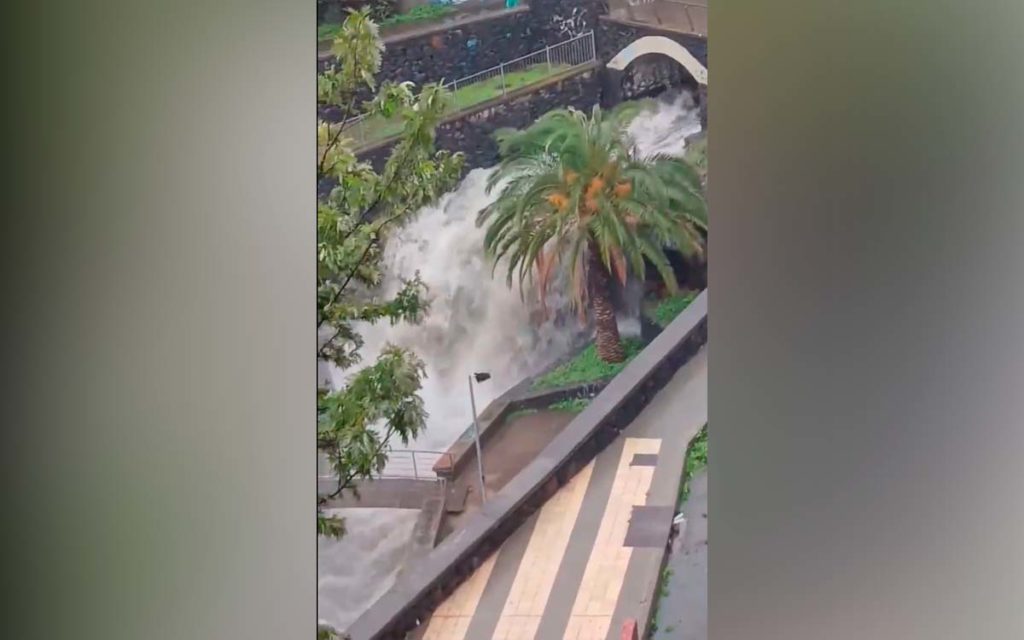 Lluvia Santa Cruz y La Laguna: los vídeos más impactantes del chaparrón hoy