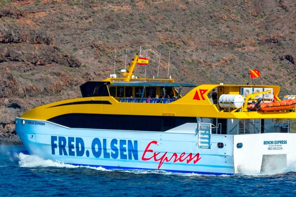 Fred Olsen mantiene cerrada la línea costera de La Gomera por la borrasca Therese