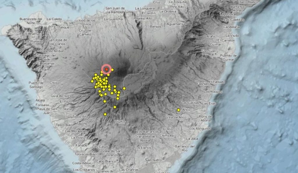 El IGN detecta 272 'pulsos' sísmicos híbridos en las entrañas de Tenerife desde el 4 de marzo