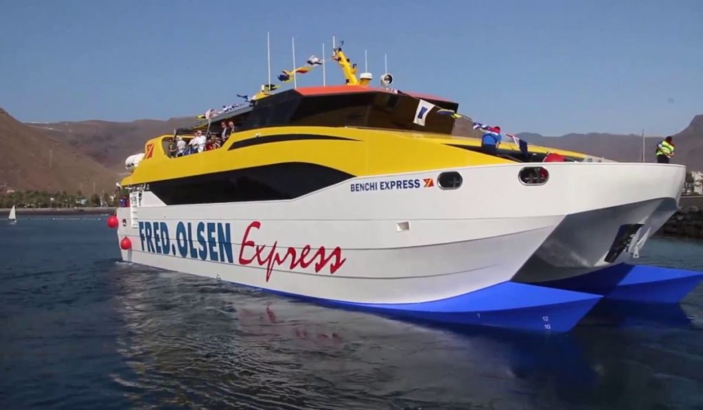Fred. Olsen Express cancela varias rutas ante la borrasca Therese