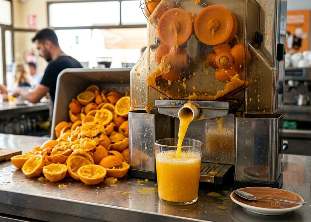 El misterio del jugo de naranja en Canarias: ¿Por qué pagas 3 euros por un vaso si el kilo de fruta es más barato?
