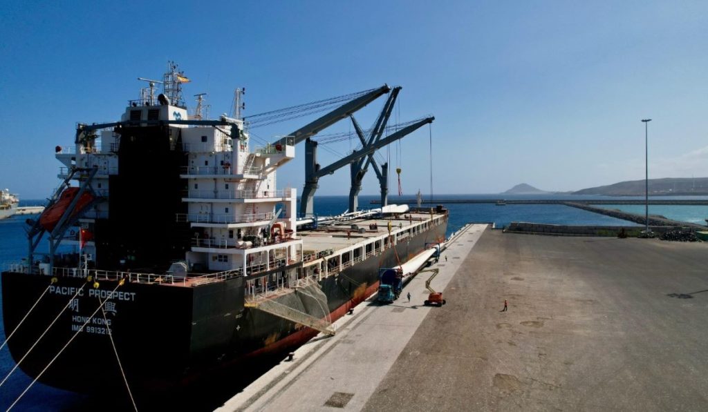 39 millones para terminar el puerto de Granadilla: licitan el cierre del Muelle de Ribera
