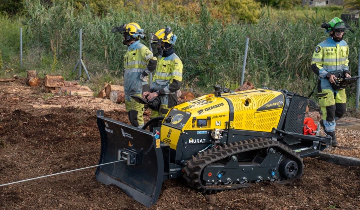 Robots para la prevención de incendios en Canarias en zonas de difícil acceso.