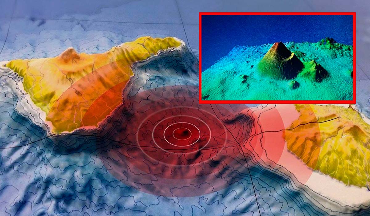 Detectan por primera vez actividad hidrotermal en el volcán de Enmedio: el gigante submarino entre Tenerife y Gran Canaria "calienta" el océano