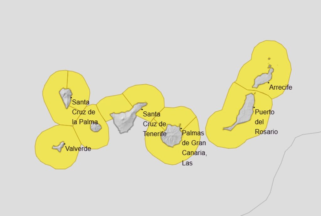 La vaguada que amenaza a Canarias: estas son las islas con avisos activados, según Aemet