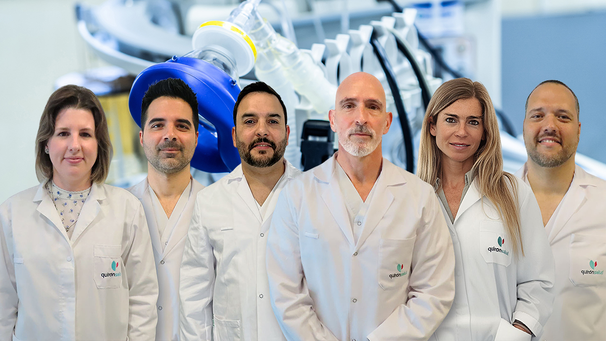 Equipo de medicina interna Quiron Tenerife liderados por el jefe de servicio Óscar Blasco