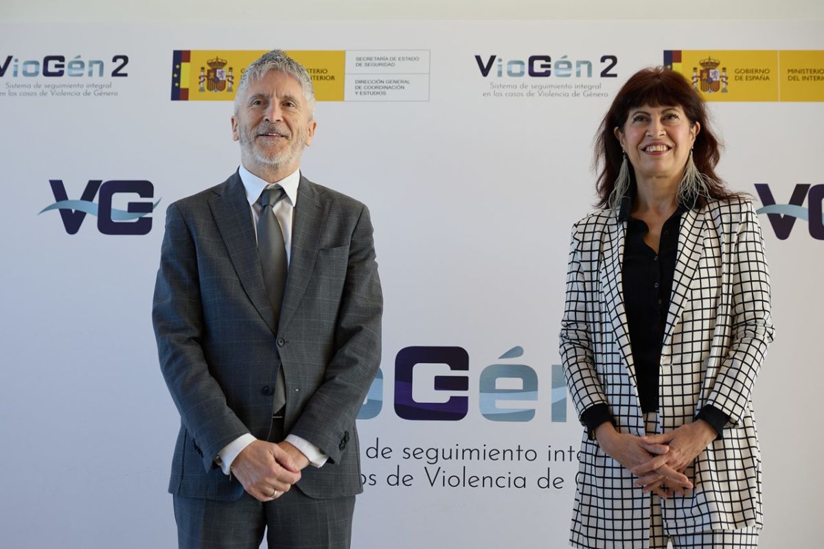 La ministra de Igualdad, Ana Redondo, y el ministro del Interior, Fernando Grande-Marlaska