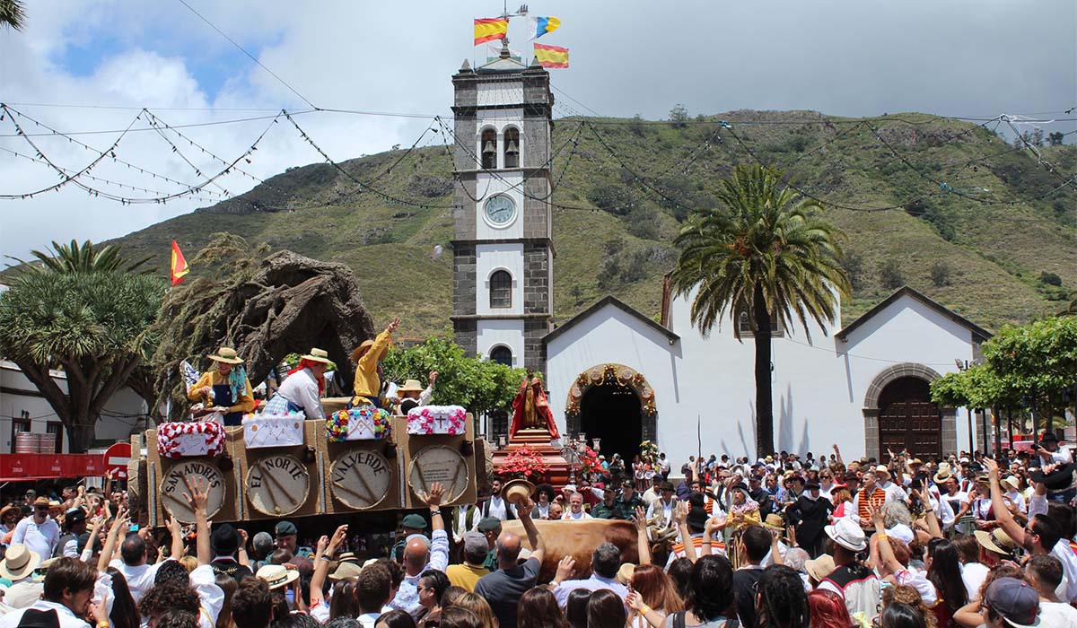 Romería de Tegueste 2026: recorrido oficial, calles cortadas y puntos clave