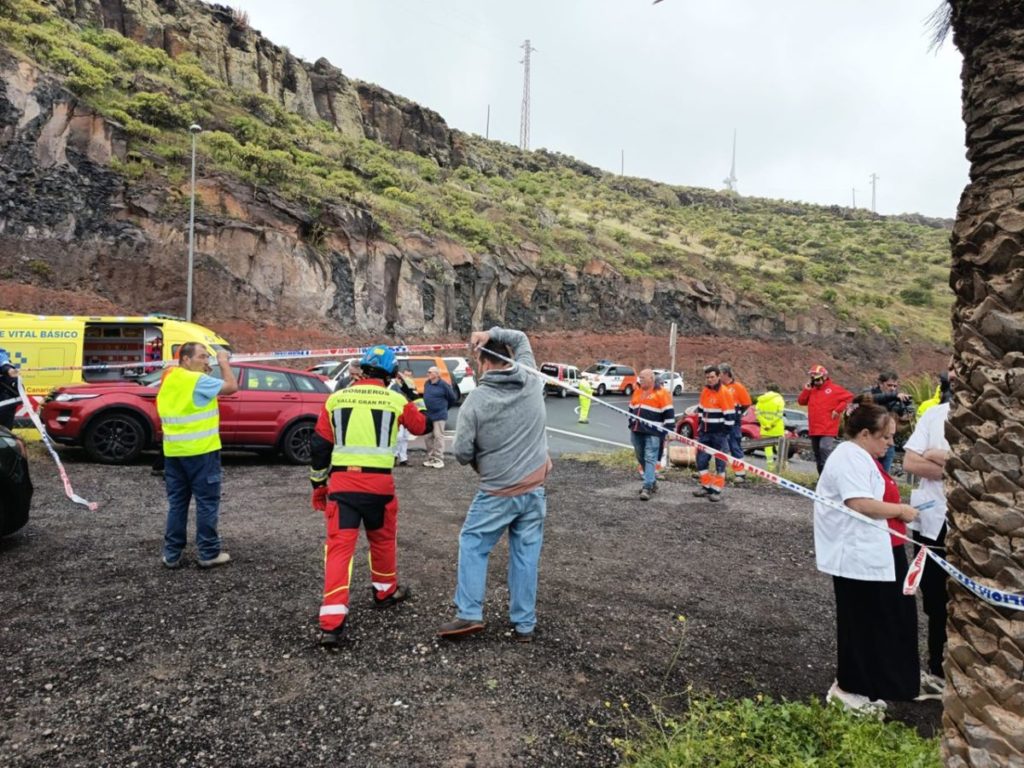 Accidente de guagua en La Gomera. | DA