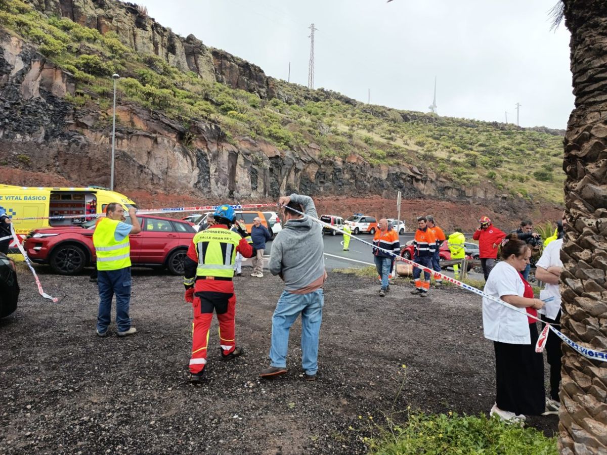 Accidente de guagua en La Gomera. | DA