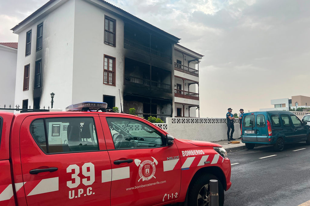 Trágico incendio en Tenerife: los 30 vecinos desalojados “tardarán meses” en volver a sus casas