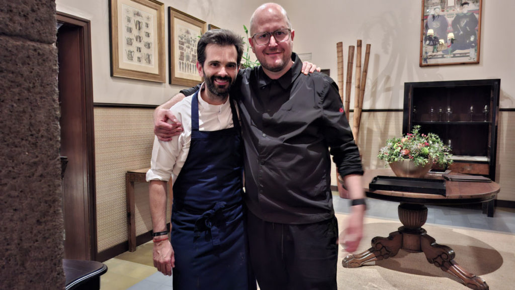 Seve Díaz y Coco Montes bordan un menú exclusivo en la Hacienda del Conde