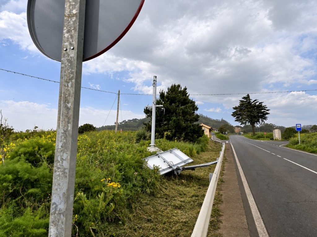 No ha durado ni un mes: sabotean uno de los nuevos radares instalados por la DGT en Tenerife