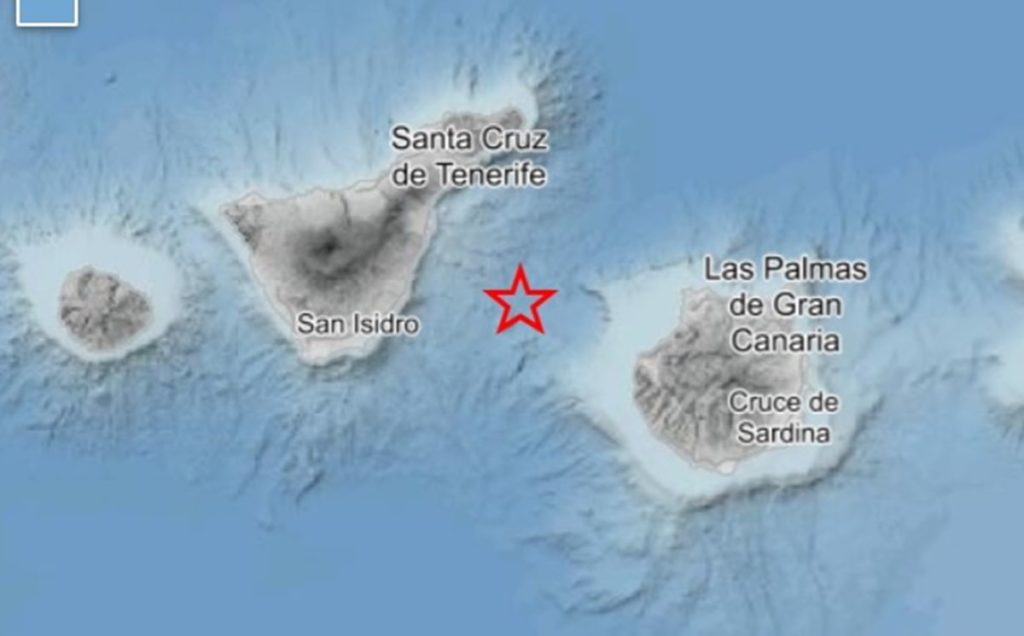 ¿Lo has sentido? El IGN registra un fuerte terremoto entre Tenerife y Gran Canaria este jueves