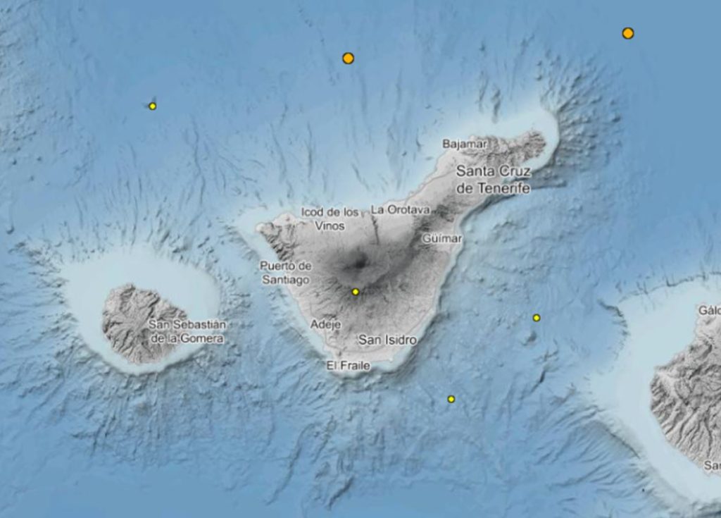 Terremotos en el Teide: el IGN detecta 131 nuevos eventos sísmicos bajo Las Cañadas
