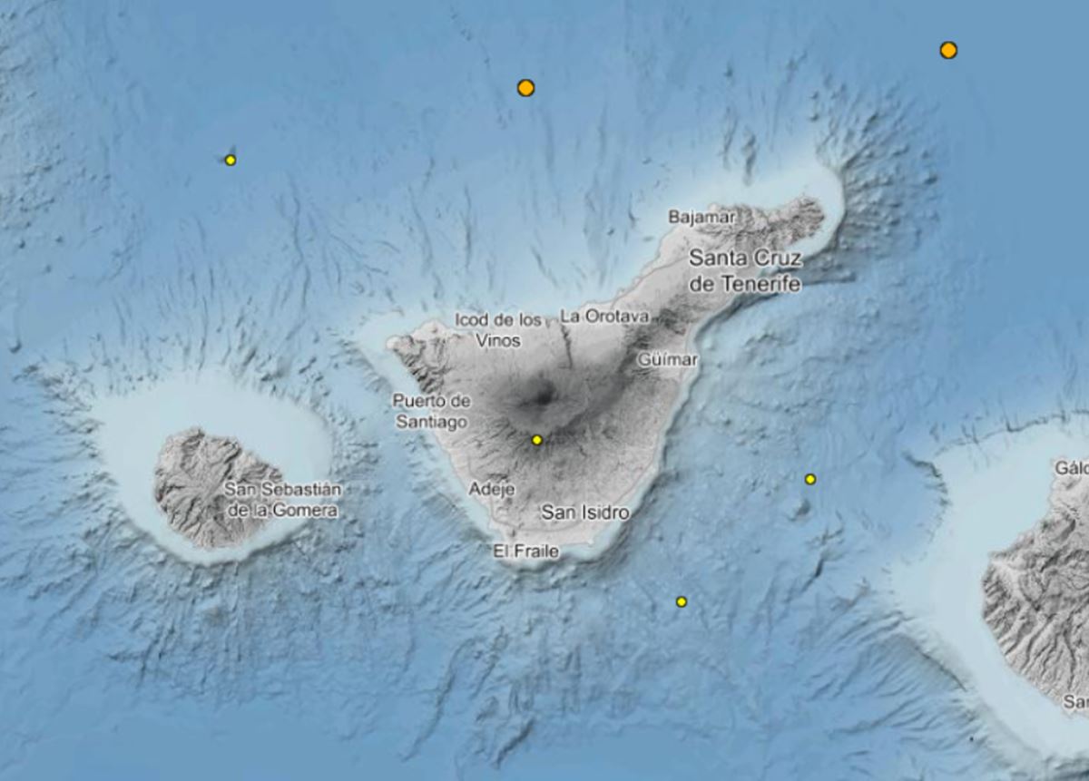 Terremotos en el Teide: el IGN detecta 131 nuevos eventos sísmicos bajo Las Cañadas