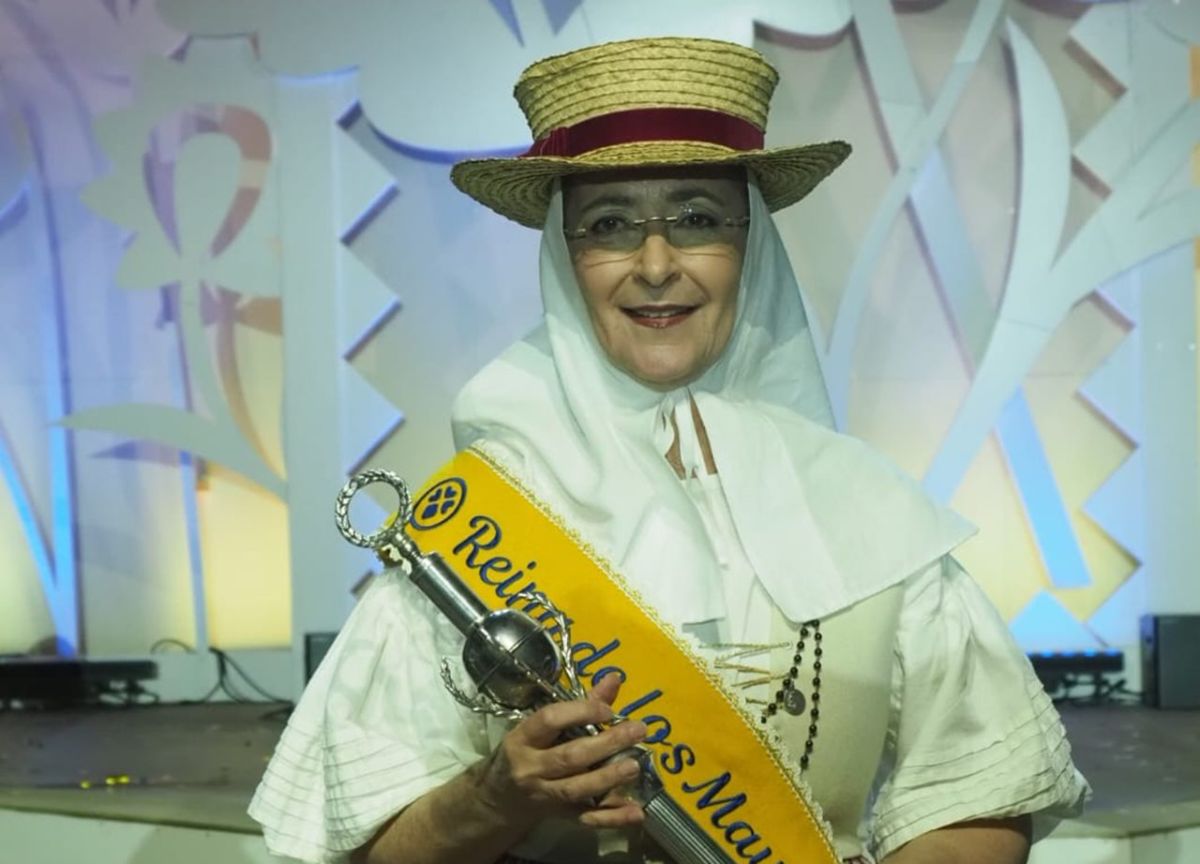 Maria Elena González, Reina de Los Mayores de las Fiestas de Mayo de Santa Cruz de Tenerife