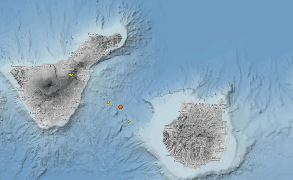 El IGN detecta una serie de terremotos de baja magnitud en Arafo en pocas horas