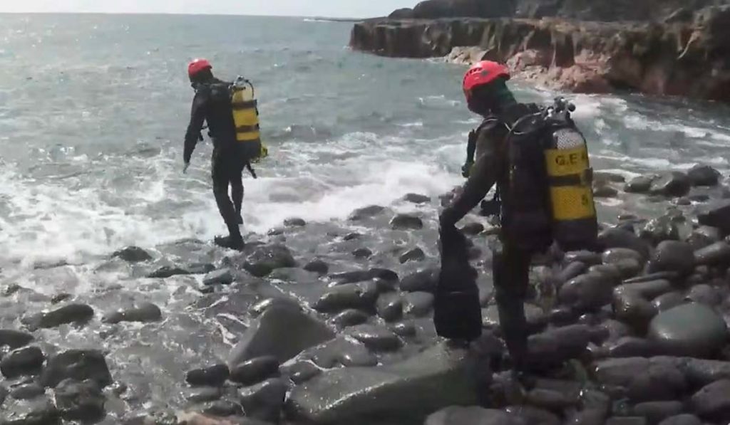 La Guardia Civil retoma la búsqueda de Airam en La Palma con ‘torpedos’ subacuáticos
