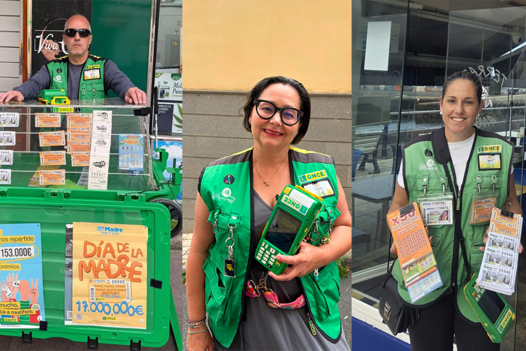 José Antonio, Elena y María del Pino, los tres loteros que han repartido 46.000 euros en Canarias