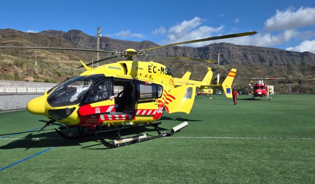Herida grave una menor tras caer desde 4 metros en el Charco de los Azulejos