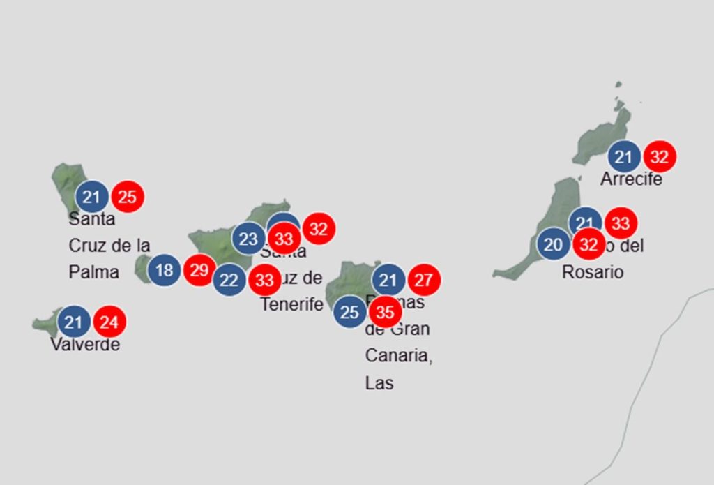 La Aemet pone fecha al final el calor en Canarias: habrá que esperar un poco