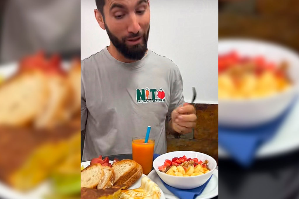 Nito, agricultor, lanza un nuevo desayuno en Tenerife: proteína, fruta y pan de Zulay por solo 10 euros