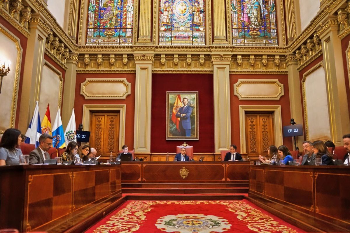 Pleno del Ayuntamiento de Santa Cruz de Tenerife