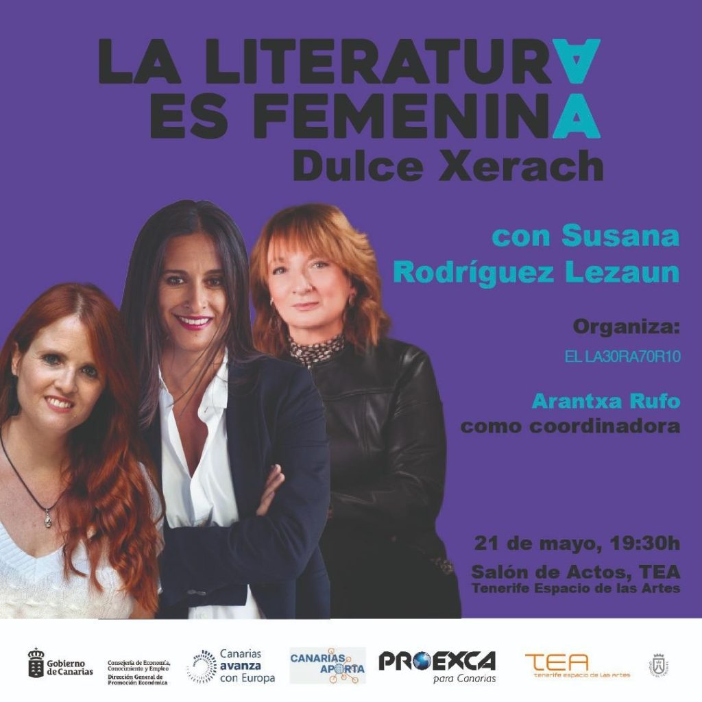 ‘La Literatura es Femenina Dulce Xerach’ inicia su undécima edición con Susana Rodríguez Lezaun