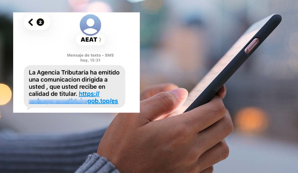 Cuidado con el SMS que simula ser de la Agencia Tributaria: el truco del enlace que vacía cuentas